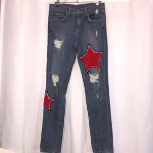 CARMAR- DENIM JEANS/ STRAIGHT LEG/ LIGHT WASH